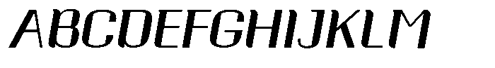 Ornamenta  Medium Oblique Font UPPERCASE