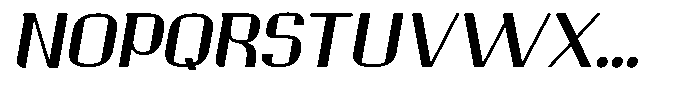 Ornamenta  Medium Oblique Font UPPERCASE