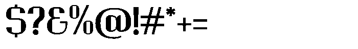 Ornamenta  Medium Font OTHER CHARS