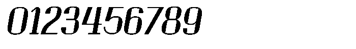 Ornamenta  Oblique Font OTHER CHARS