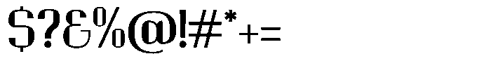 Ornamenta  Regular Font OTHER CHARS