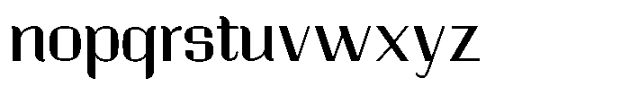 Ornamenta  Regular Font LOWERCASE