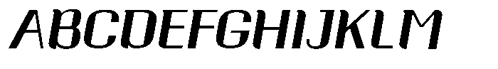 Ornamenta  Semi Bold Oblique Font UPPERCASE