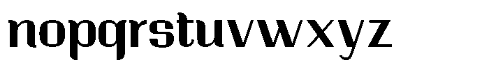 Ornamenta  Semi Bold Font LOWERCASE