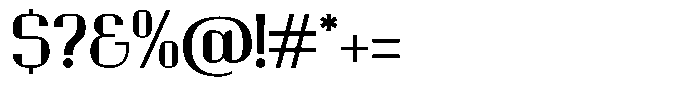 Ornamenta  Variable Regular Font OTHER CHARS
