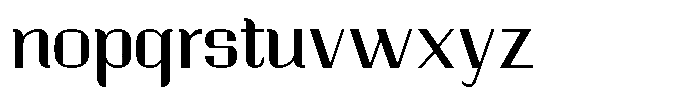 Ornamenta  Variable Regular Font LOWERCASE