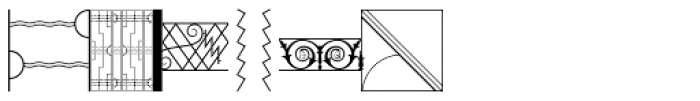 Ornamental Deco 2D Borders Font OTHER CHARS