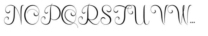 Ornatique Regular Font UPPERCASE