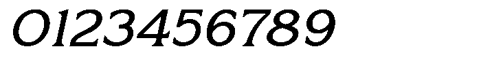 Ornely Italic Font OTHER CHARS