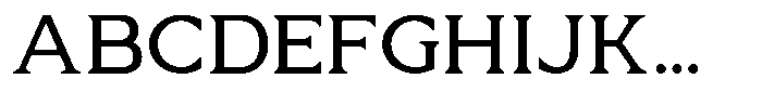 Ornely Regular Font UPPERCASE
