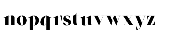 Oroban Elegans Black Font LOWERCASE