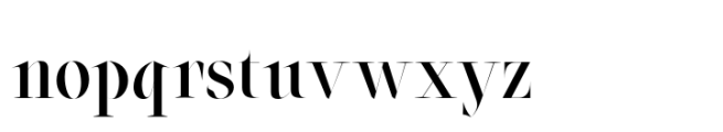 Oroban Elegans Bold Font LOWERCASE