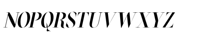 Oroban Elegans Extra Bold Italic Font UPPERCASE