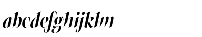 Oroban Elegans Extra Bold Italic FONT