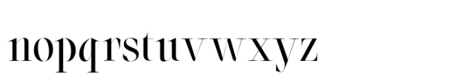 Oroban Elegans Semi Bold Font LOWERCASE