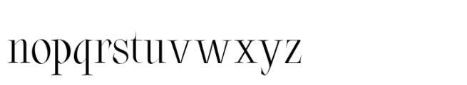 Oroban Hermonthica Regular Font LOWERCASE