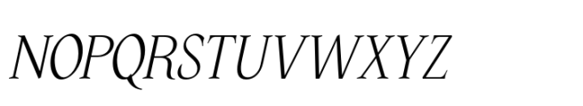 Oroban Masuria Regular Italic Font UPPERCASE