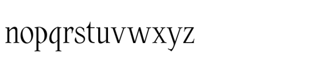 Oroban Masuria Regular Font LOWERCASE