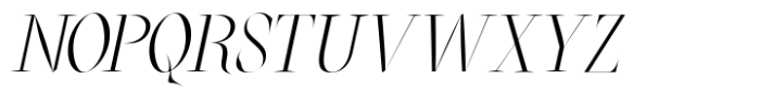 Oroban VF Elegans Regular Italic Font UPPERCASE