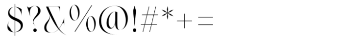Oroban VF Elegans Regular Font OTHER CHARS