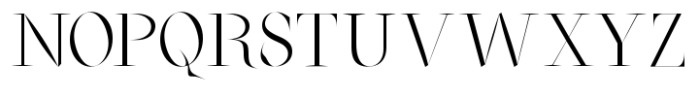 Oroban VF Elegans Regular Font UPPERCASE