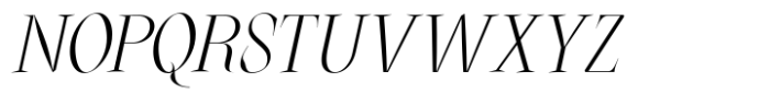 Oroban VF Hermonthica Regular Italic Font UPPERCASE