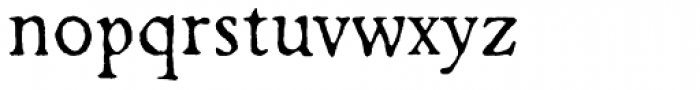 Oronteus Finaeus Font LOWERCASE