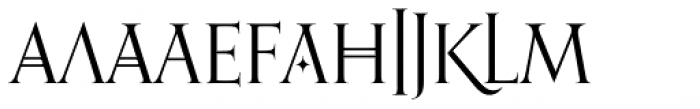 Orpheus Alts II Font LOWERCASE
