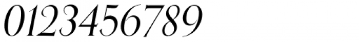 Orpheus Italic Font OTHER CHARS