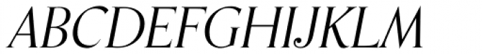 Orpheus Italic Font UPPERCASE