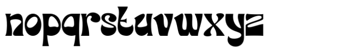 Orphic Font LOWERCASE