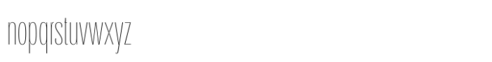 Orstavic Thin Font LOWERCASE