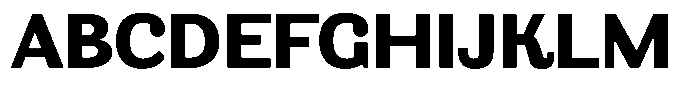 Ortak Sans Black Font UPPERCASE