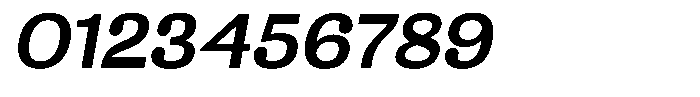 Ortak Sans Bold Italic Font OTHER CHARS