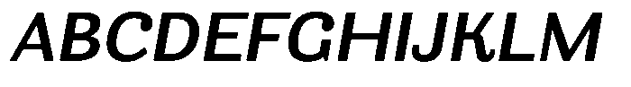 Ortak Sans Bold Italic Font UPPERCASE