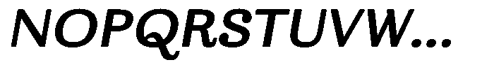 Ortak Sans Bold Italic Font UPPERCASE