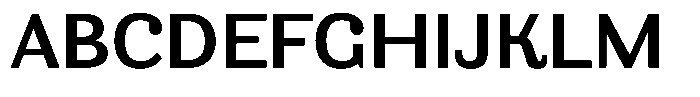 Ortak Sans Bold Font UPPERCASE
