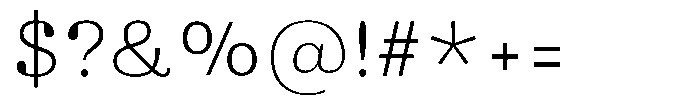 Ortak Sans Light Font OTHER CHARS