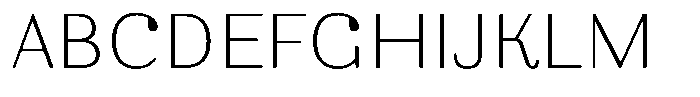 Ortak Sans Light Font UPPERCASE