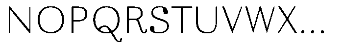 Ortak Sans Light Font UPPERCASE