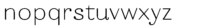 Ortak Sans Light Font LOWERCASE