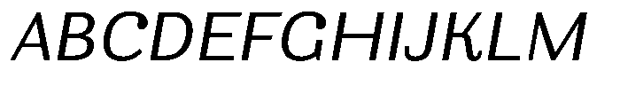 Ortak Sans Medium Italic Font UPPERCASE