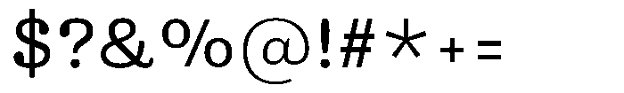 Ortak Sans Medium Font OTHER CHARS