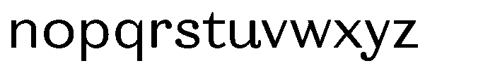 Ortak Sans Medium Font LOWERCASE