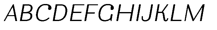 Ortak Sans Regular Italic Font UPPERCASE