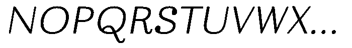 Ortak Sans Regular Italic Font UPPERCASE