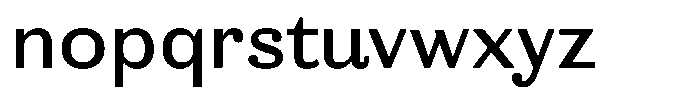 Ortak Sans Semi Bold Font LOWERCASE