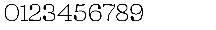 Ortak Slab Light Font OTHER CHARS