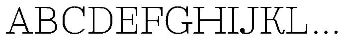 Ortak Slab Light Font UPPERCASE