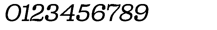 Ortak Slab Medium Italic Font OTHER CHARS
